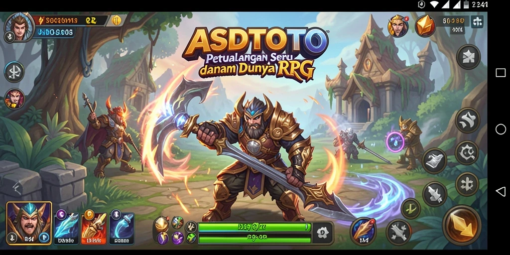 Tampilan gameplay seru di dunia fantastis ASDTOTO.