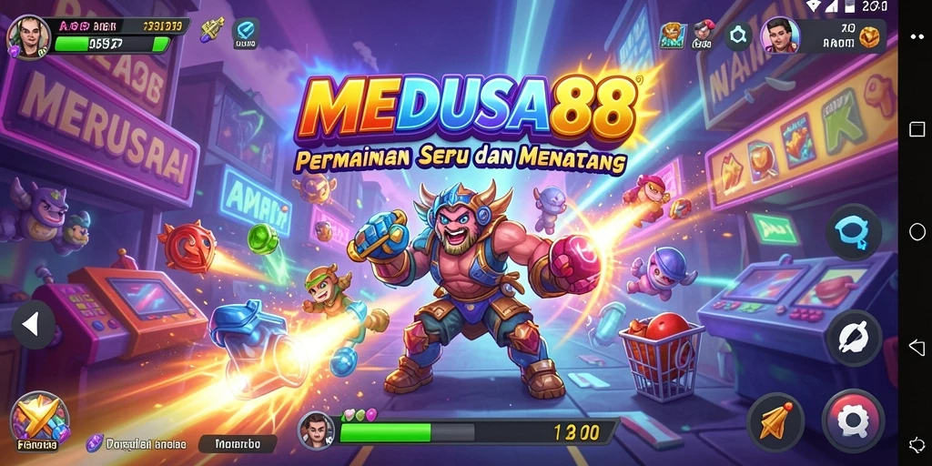 Screenshot gameplay <strong>MEDUSA88</strong> dengan tantangan seru.