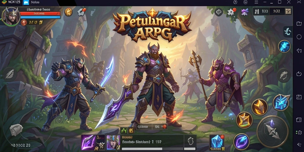 Gameplay menarik NOX123 yang penuh aksi dan petualangan.