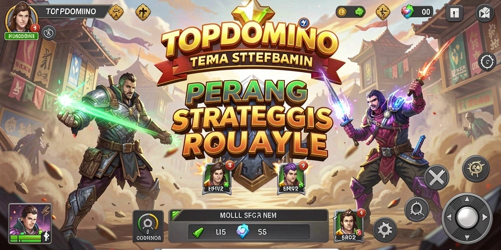 Tangkapan layar utama gameplay aktif dalam Battle Royale.