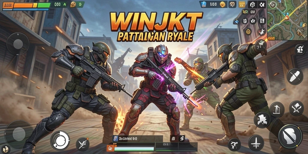 Gameplay seru di WINJKT Battle Royale