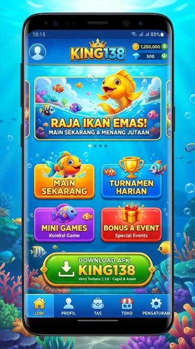 Proses download cepat di king138, memudahkan pengguna.